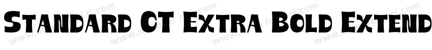 Standard CT Extra Bold Extended字体转换